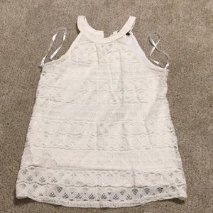 Crocheted halter top